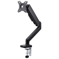 エレコム ディスプレイアーム(シングルアーム/ガス式) ブラック DPA-SS02BK