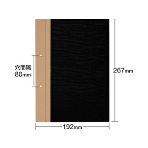 プラス とじ込表紙 B5 タテ 2穴 FL-009TU FCS2099-77194/FL-009TU-イメージ3