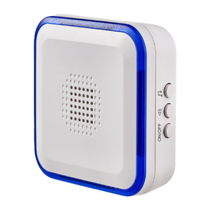 エルパ 電池を使わないワイヤレスチャイム 防水押ボタン送信器・受信器セット WC-S8061AC-イメージ2