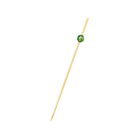 神堂 竹製 ビーズピックス 7cm グリーン 50本入 09491 FC463LD-1534150