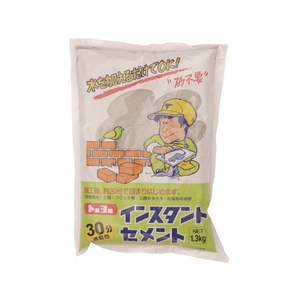 トーヨーマテラン インスタントセメント30分速乾 灰 1.3kg (1袋入) FC304FN-1045981-イメージ1