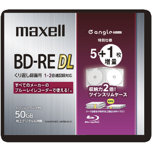 マクセル 録画用BD-RE 50GB 1-2倍速 e angle select BEV50WPG6SE4 マクセル 録画用BD-RE 50GB 1-2倍速 e angle select BEV50WPG6SE4