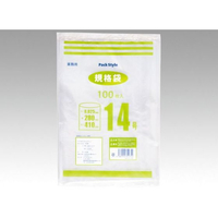 パックスタイル ポリ規格袋 025 NO.14 100枚 FC958SG-00434967