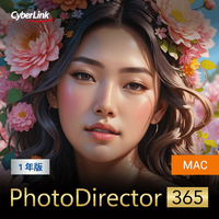 サイバーリンク PhotoDirector 365 1年版 Mac版(2025年版) オンラインコード版[Mac/ダウンロｰド] DLPHOTOD3651Y2025ﾈﾝMDL