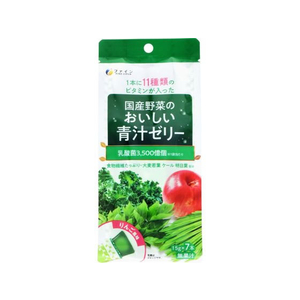 ファイン 国産野菜のおいしい青汁ゼリー 15g×7本 FC976MS-イメージ1
