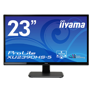 iiyama 23型液晶ディスプレイ ProLite ブラック XU2390HS-B5-イメージ1