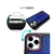 Dparks iPhone 12 mini用TWINKLE COVER キューブパターン ブルー DS19758I12-イメージ3
