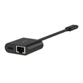 ベルキン USB-C to イーサネット + 100W 変換アダプター INC019BTBK