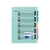 コクヨ カラー仕切カード(ファイル用) A4タテ 5山 2穴 10組 1冊（10組） F840751-ｼｷ-60-イメージ1