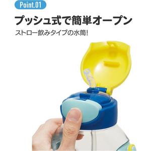 スケーター ワンプッシュストローボトル 530mL トミカ FC182RW-PDSH6DX-イメージ8