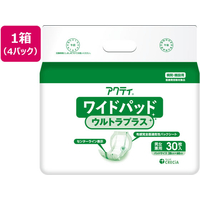 クレシア アクティ ワイドパッド ウルトラプラス 30枚×4パック FCJ504E-84725