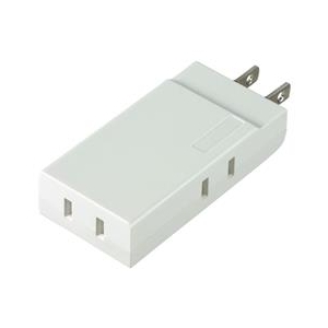 エルパ コンパクトタップ(3個口) ホワイト A-CT003BW-イメージ2