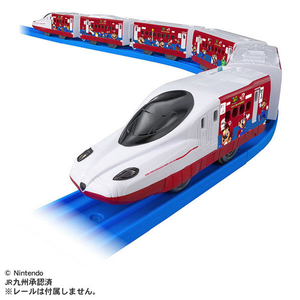 タカラトミー JR九州 スーパーマリオ トレイン 西九州新幹線かもめ Pﾚ-ﾙJRｷﾕｳｼﾕｳｽ-ﾊﾟ-ﾏﾘｵｶﾓﾒ-イメージ2