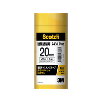 3M スコッチ 塗装用マスキングテープ 20mm×18m 6巻 F121967-243JDIY-20