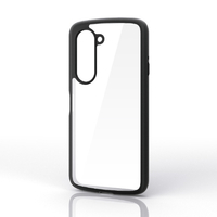 エレコム arrows Alpha用TOUGH SLIM LITE ハイブリッドケース フレームカラー ブラック PM-F251TSLFCBK