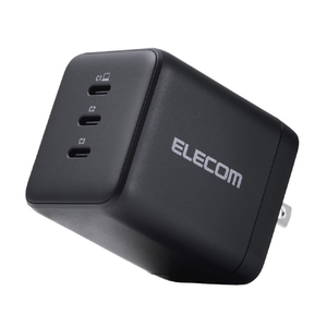 エレコム USB Power Delivery 100W AC充電器(C×3) ブラック MPA-AC113100BK-イメージ1