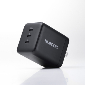 エレコム USB Power Delivery 100W AC充電器(C×3) ブラック MPA-AC113100BK-イメージ2