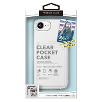 PGA iPhone 16e用ポケットケース クリア PG-25KCTP01CL