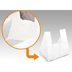 パックスタイル 弁当用レジ袋 乳白 特大 100枚 FC960SG-00434969-イメージ3