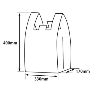 パックスタイル 弁当用レジ袋 乳白 特大 100枚 FC960SG-00434969-イメージ5