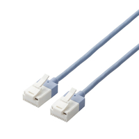 エレコム ツメ折れ防止スーパースリムLANケーブルCat6A準拠(7m) LD-GPASSTBUシリーズ ブルー LD-GPASST/BU70