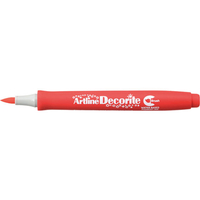 シヤチハタ デコライト 筆 レッド FC75989-EDF-F-R