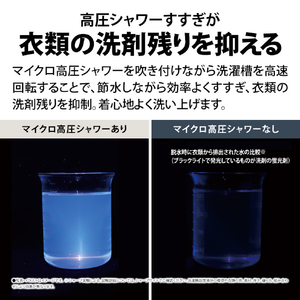 シャープ 8kgドラム洗濯機 ラスターホワイト ES-8XS1-WR-イメージ10