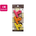 ミツヤ POPプラスチッククリップ 中 T桃橙黄3本×5 FC13217-POPC-01P-TPOY