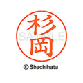 シヤチハタ ネームペン用ネーム シルバー 既製 杉岡 FC47090-X-GPS-1319