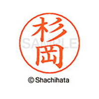 シヤチハタ ネームペン用ネーム シルバー 既製 杉岡 FC47090-X-GPS-1319