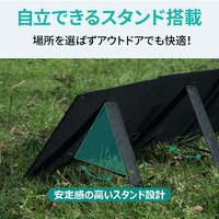AUKEY SP-GP12-BK 折りたたみ式 ソーラーパネル(120W) ブラック