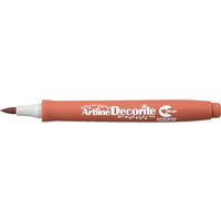 シヤチハタ デコライト 筆 ブラウン FC75990-EDF-F-BR