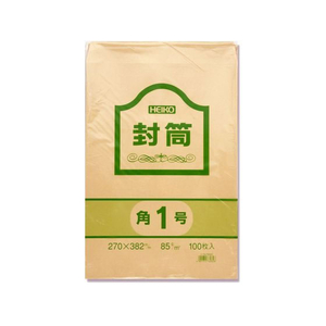 ヘイコー 事務用クラフト封筒 角1 85G 100枚 FC629SF-007520200-イメージ2
