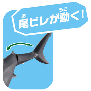 タカラトミー アニア AS-07 ホホジロザメ(水に浮くVer．) ｱﾆｱAS07ﾎﾎｼﾞﾛｻﾞﾒﾐｽﾞﾆｳｸVER-イメージ3