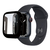 ラスタバナナ Apple Watch Series 8/7(41mm)用ガラス+PC一体型ケース ブラック GHB3740AW41-イメージ1