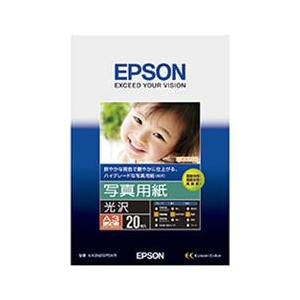 エプソン 写真用紙 光沢  A3ノビ 20枚 KA3N20PSKR-イメージ1