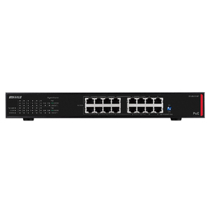 バッファロー 法人向け レイヤー2 Giga アンマネージPoEスイッチ ブラック BS-GU2216P-イメージ3