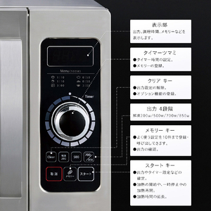 YUASA 業務用電子レンジ PRE-850HFH-イメージ17
