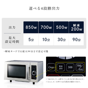 YUASA 業務用電子レンジ PRE-850HFH-イメージ7