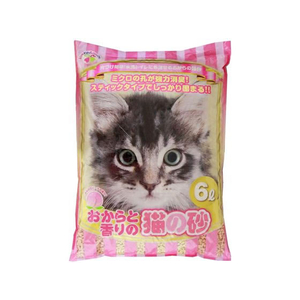 サノテック FC288RK おからと香りの猫の砂 6L |エディオン公式通販