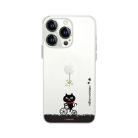 abbi FRIENDS iPhone 13 Pro用ソフトクリアケース ネコマンジュウ サイクリング ABF21760I13P