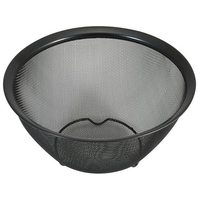 リバティーコーポレーション シリコーン加工 ボウル型ザル 18cm 足付 FCE297W-LD-448