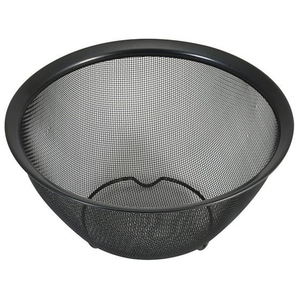 リバティーコーポレーション シリコーン加工 ボウル型ザル 18cm 足付 FCE297W-LD-448-イメージ1