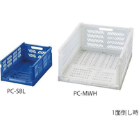 アズワン FCD893Z-4-760-04 折りたたみコンテナ(コンパクト)ブルー