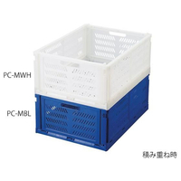 アズワン FCD893Z-4-760-04 折りたたみコンテナ(コンパクト)ブルー