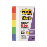 3M ポスト・イット 見出し 強粘着 レインボー 50×15mm 色帯5色 5冊 F827146-700SS-R
