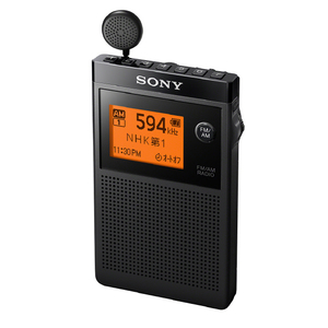 SONY ラジオ ブラック SRF-R356-イメージ1