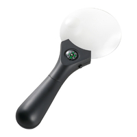 オーム電機 LEDライト付きハンドルーペ LH-M10HL90A