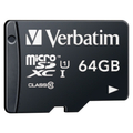 Verbatim microSDメモリーカード 64GB / UHS-1[最大90MB/s] ブラック MXCN64GJVZE