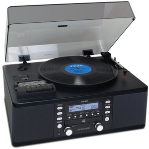 TEAC カセットプレーヤー付CDレコーダー ブラック LP-R550USB-イメージ1